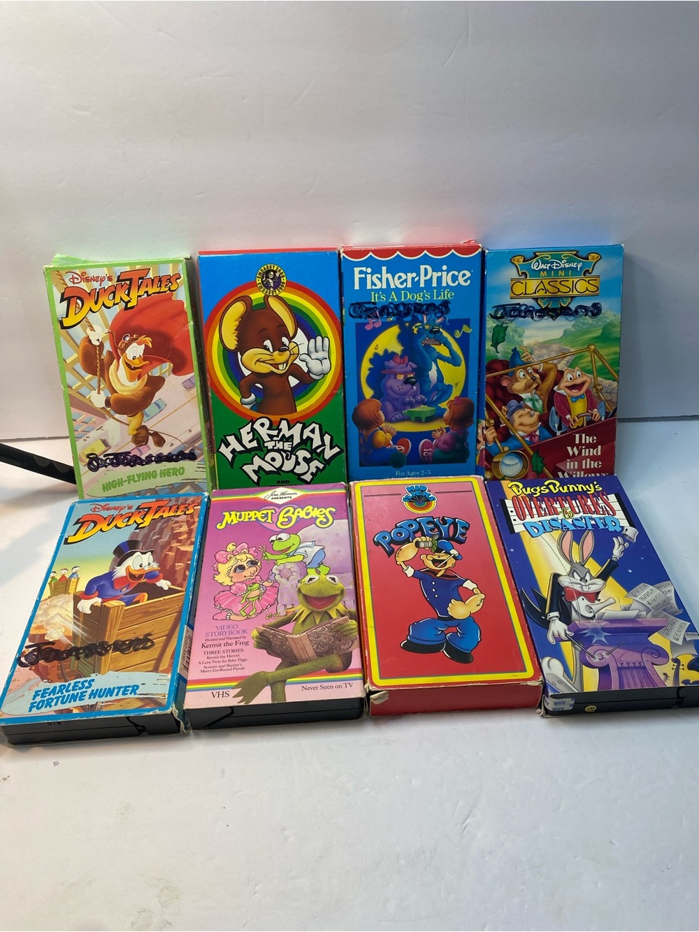 Vintage VHS bundle x8 pcs
